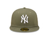 New Era New York Yankees Essential 59FIFTY Fitted Cap Olive