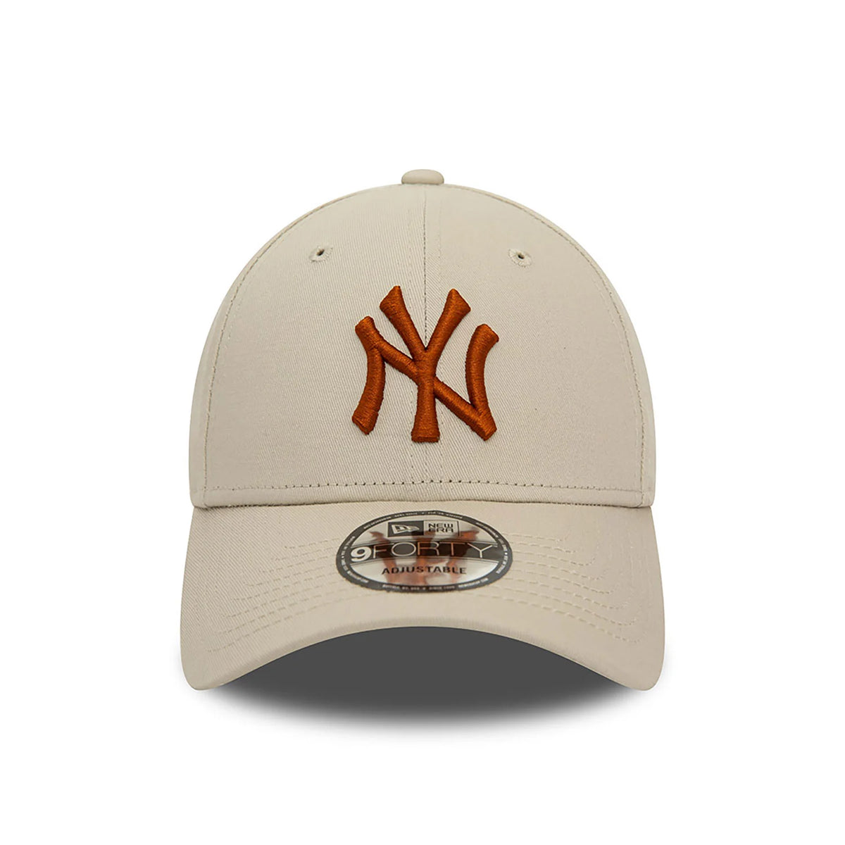 New Era New York Yankees League Essential 9FORTY Verstellbare Cap Beige