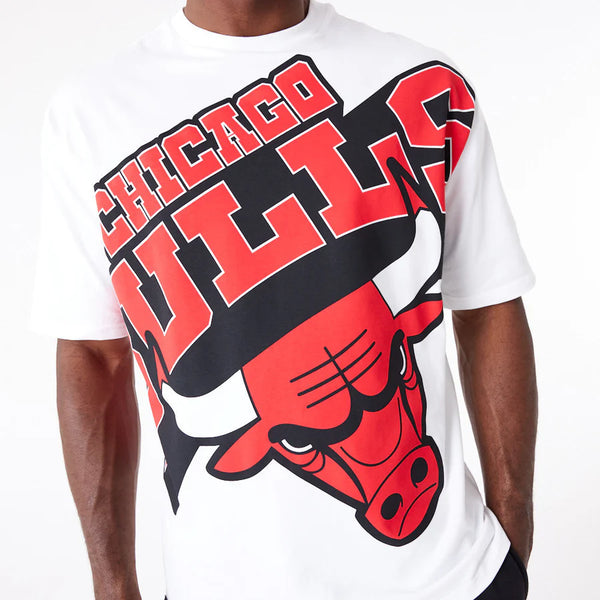 New Era Chicago Bulls NBA Large T-Shirt White - Soulsideshop