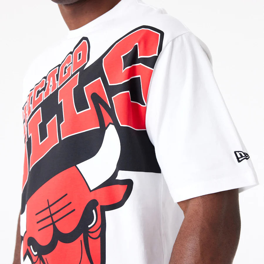 New Era Chicago Bulls NBA Large T-Shirt White - Soulsideshop