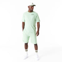 New Era Pinstripe Oversized T-Shirt Green - Soulsideshop
