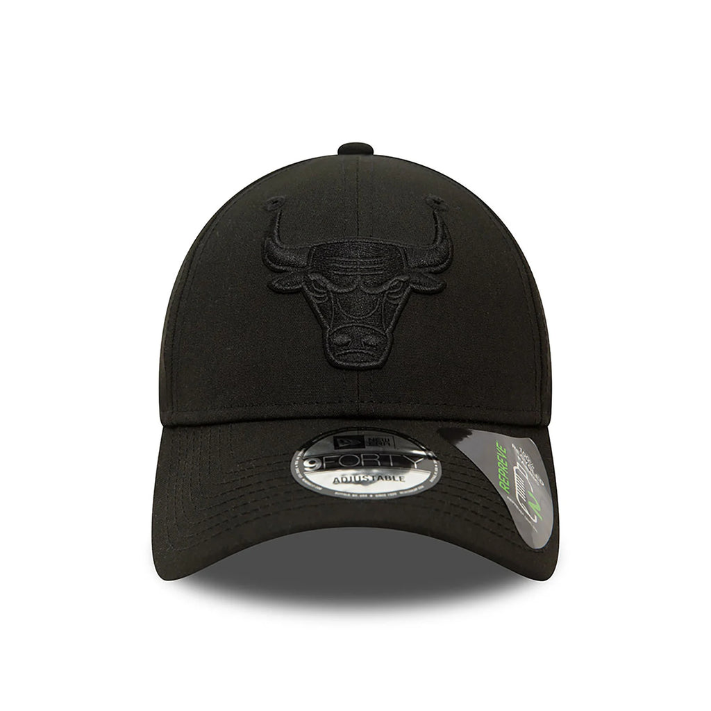New Era Chicago Bulls Repreve Outline 9FORTY Verstellbare Cap Black - Soulsideshop