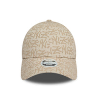New Era New York Yankees Mono Damen Cap Beige - Soulsideshop