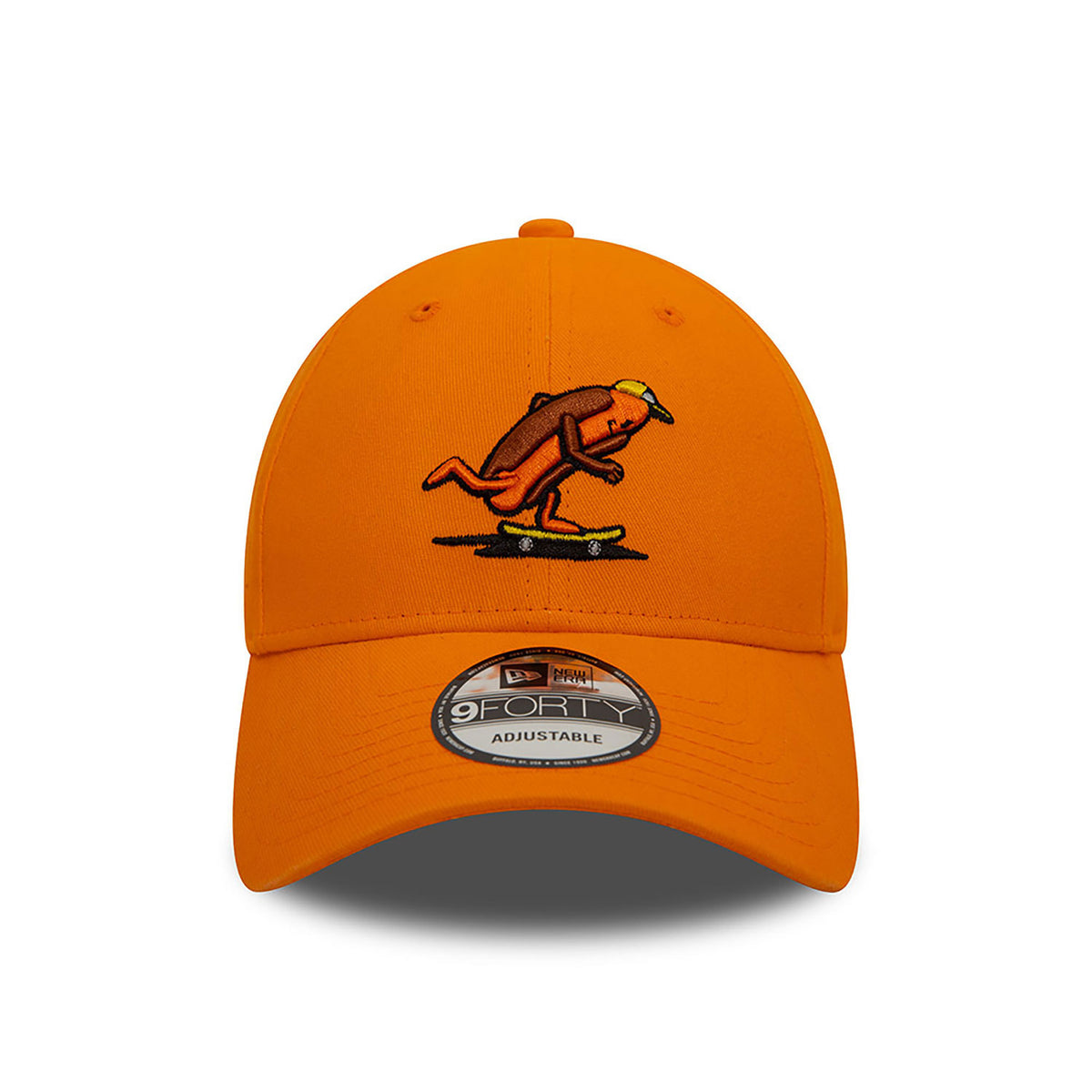 New Era Skateboarding Hot Dog Cap Orange - Soulsideshop