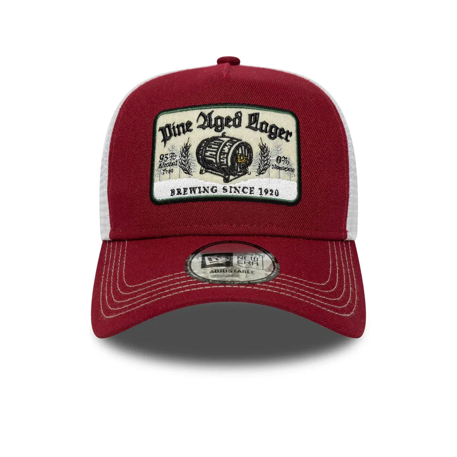 New Era Cap Dunkelrote New Era Vintage 9FORTY A-Frame Trucker Cap - Soulsideshop