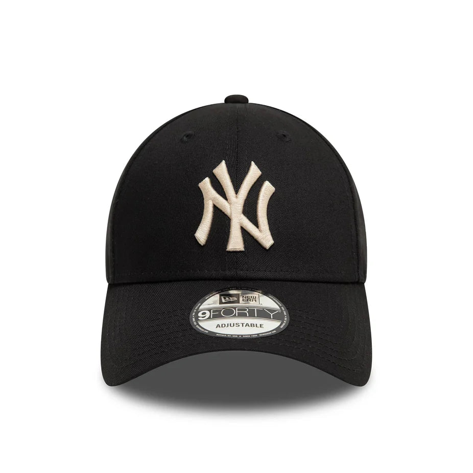 New Era Cap New York Yankees League Essential 9FORTY Black - Soulsideshop