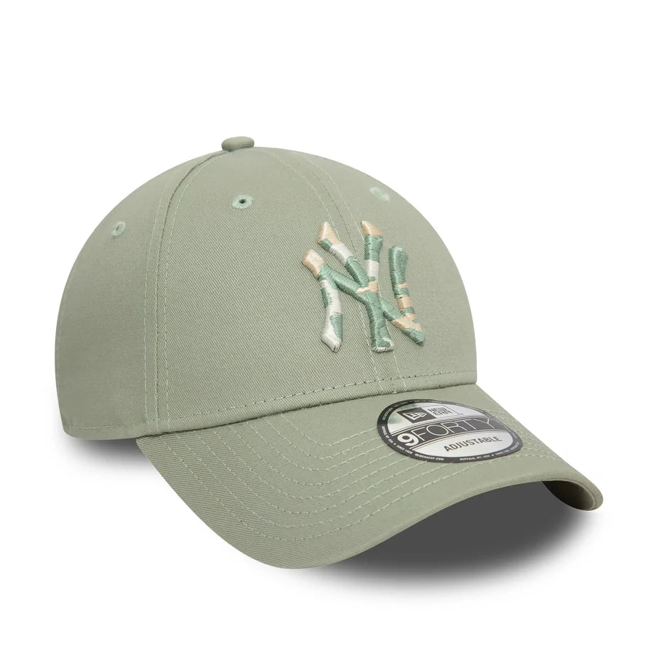 New Era Cap New York Yankees Camo Infill 9FORTY Pastellgrüne - Soulsideshop