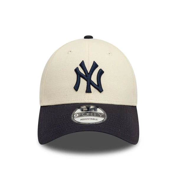 New Era Cap New York Yankees Colour Block 9FORTY Hellbeige - Soulsideshop