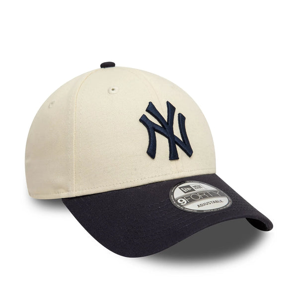 New Era Cap New York Yankees Colour Block 9FORTY Hellbeige - Soulsideshop