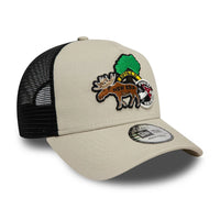 New Era Outdoor Patch Trucker Cap Beige - Soulsideshop