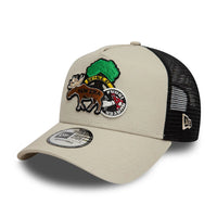 New Era Outdoor Patch Trucker Cap Beige - Soulsideshop