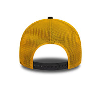 New Era Summer Patch Trucker Cap Black/ Yellow - Soulsideshop