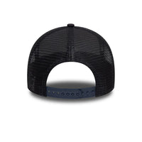 Navy New Era License Plate 9FORTY A-Frame Trucker Cap Dark Navy - Soulsideshop