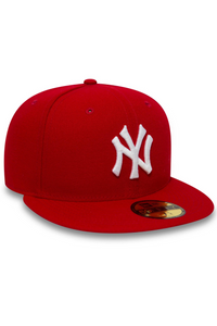 New Era New York Yankees Essential 59FIFTY Fitted Cap Red