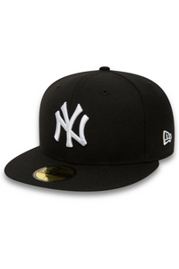 New Era New York Yankees Essential 59FIFTY Fitted Cap Black/White