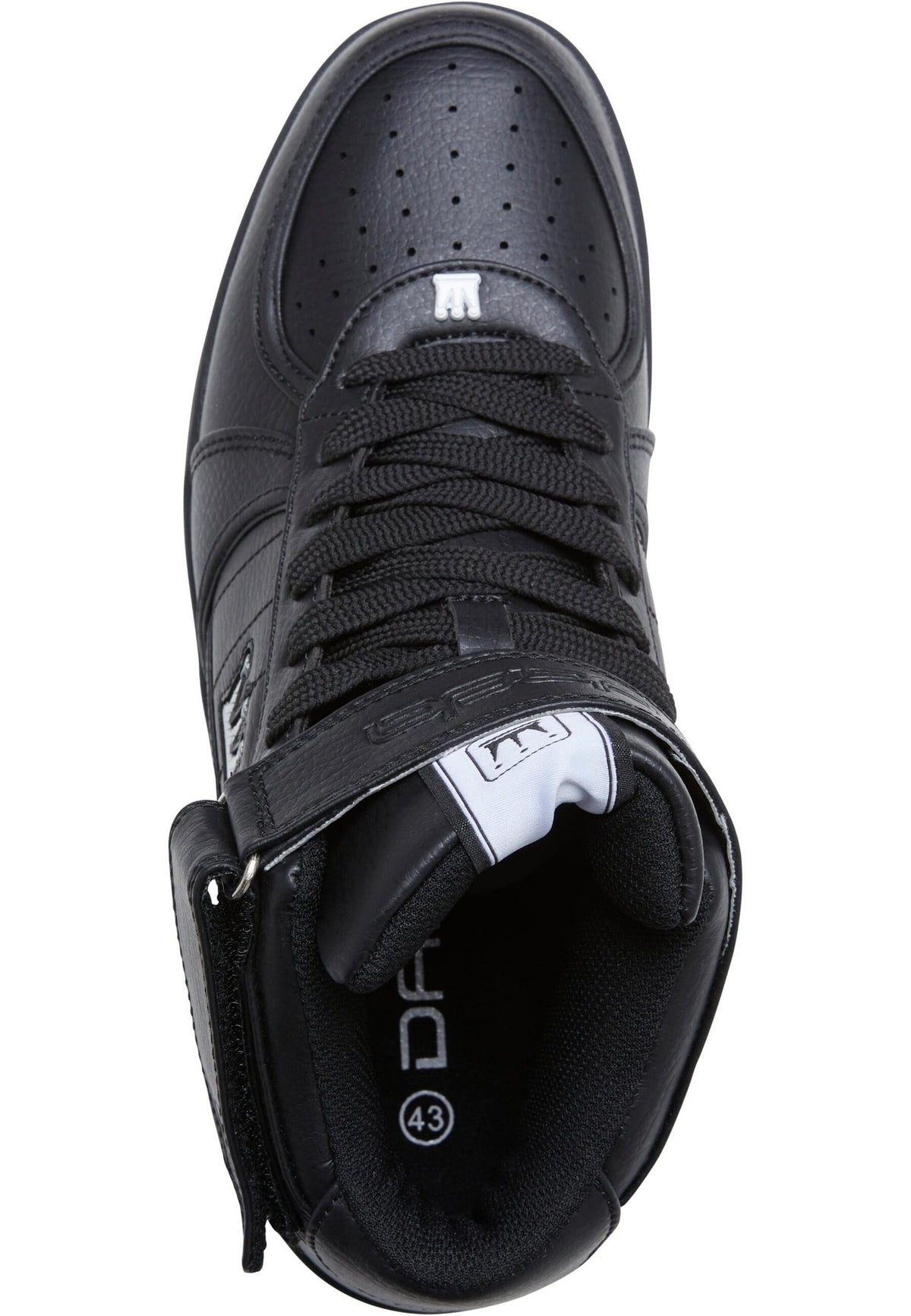 Dada Supreme Court Combat Sneaker High Black/White - Soulsideshop