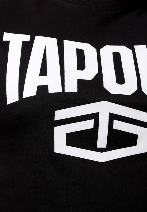 Tap Out Active Basic T-Shirt Black White
