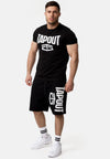 Tap Out Active Basic T-Shirt Black White