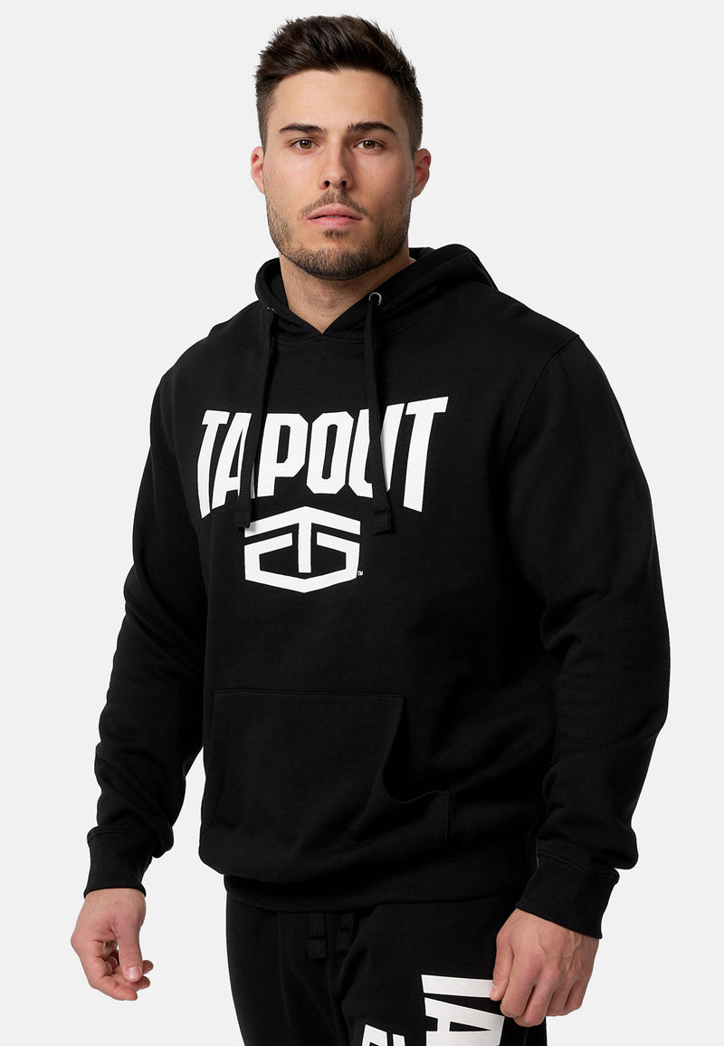 Tap Out Active Basic Hoodie Black White