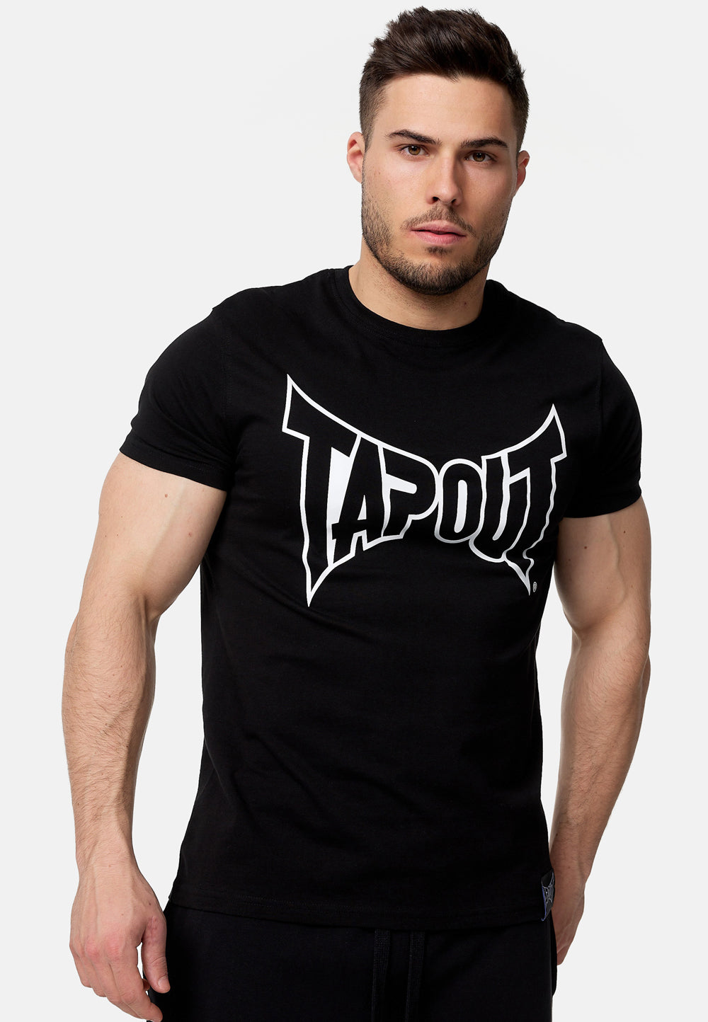 Tap Out Lifestyle Basic T-Shirt Black White