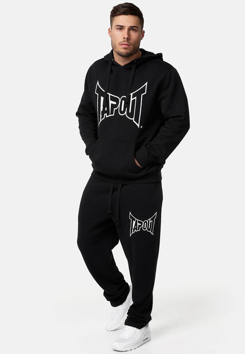 Tap Out Lifestyle Basic Hoodie Black White