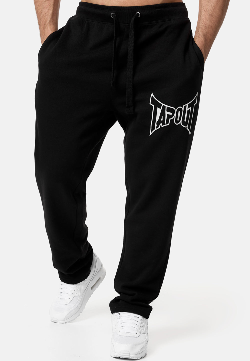 Tap Out Lifestyle Basic Sweatpants Black White