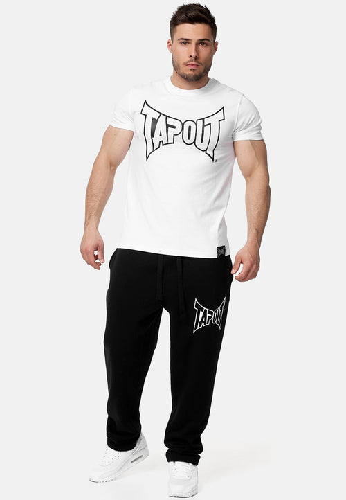 Tap Out Lifestyle Basic Sweatpants Black White