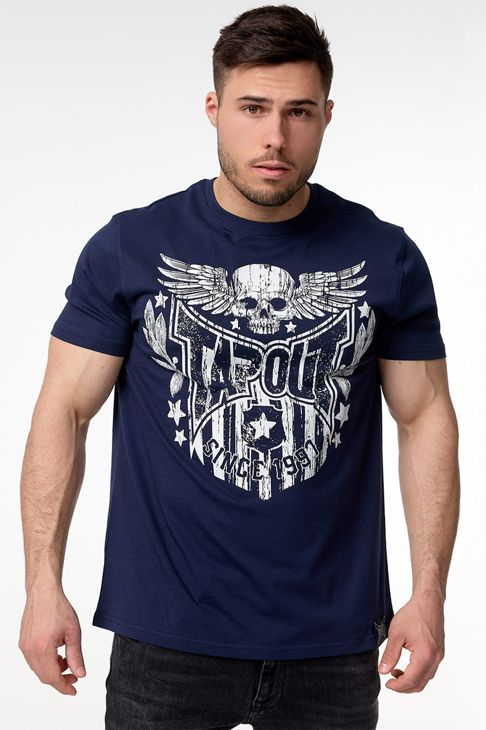 Tap Out Westlake T-Shirt Navy White