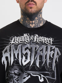 Amstaff Loyalty T-Shirt Black - Soulsideshop
