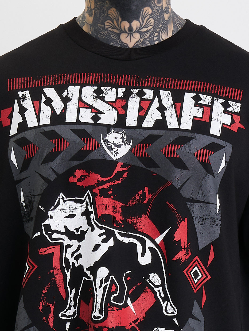 Amstaff Marouk T-Shirt Black - Soulsideshop
