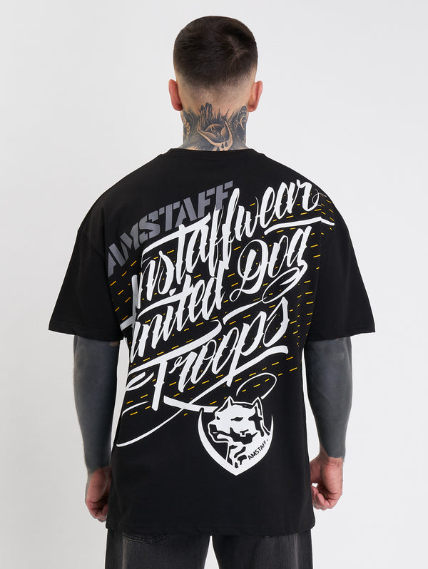 Amstaff Hasard T-Shirt Black - Soulsideshop