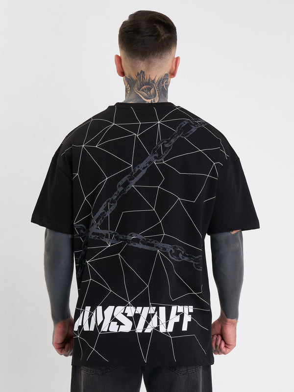 Amstaff Catena T-Shirt Black - Soulsideshop