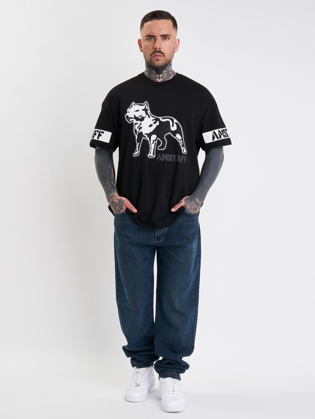 Amstaff Yula T-Shirt Black - Soulsideshop