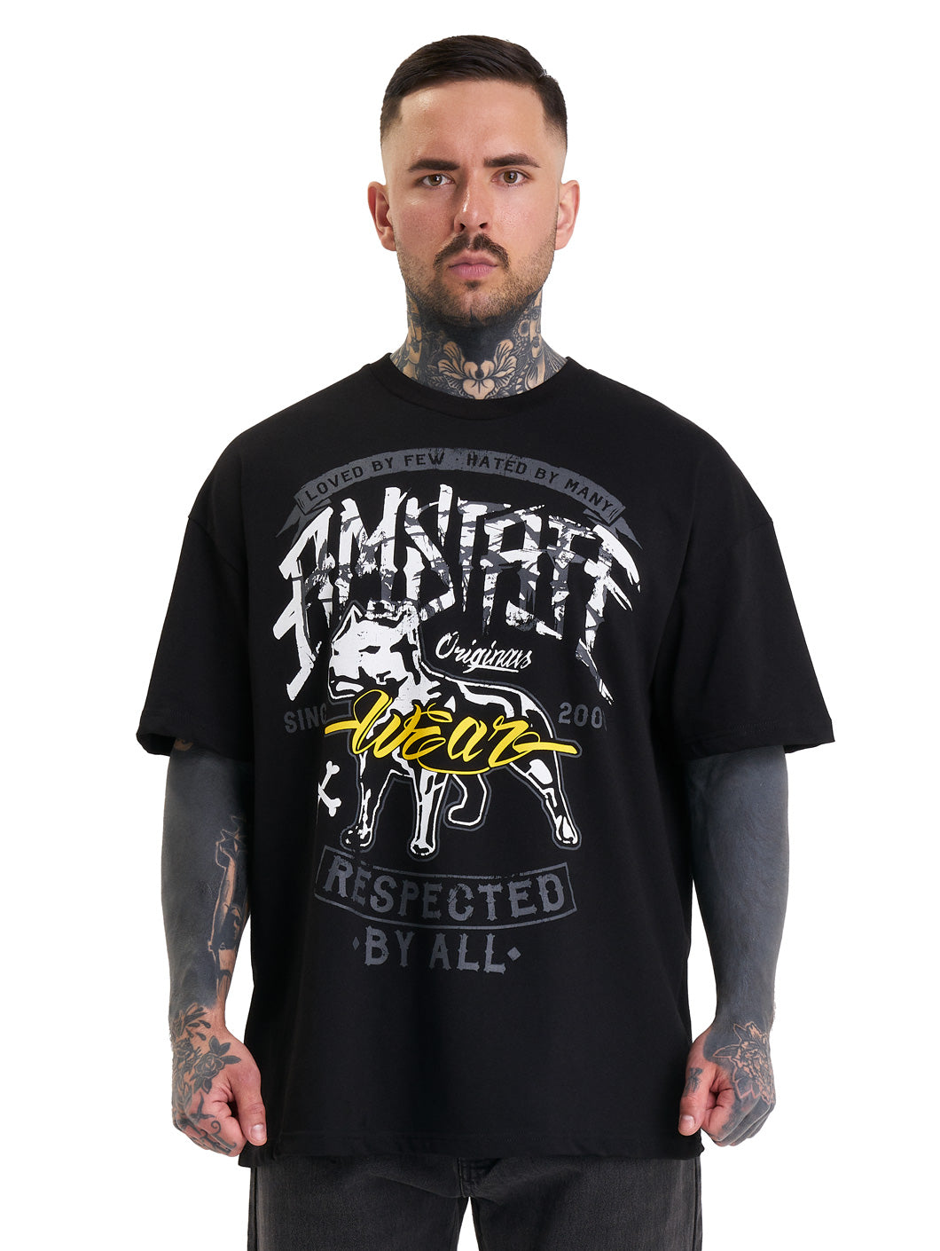 Amstaff Rasko T-Shirt Black - Soulsideshop