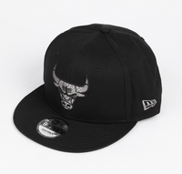 New Era Chicago Bulls 9FIFTY Stretch Snap Cap Black
