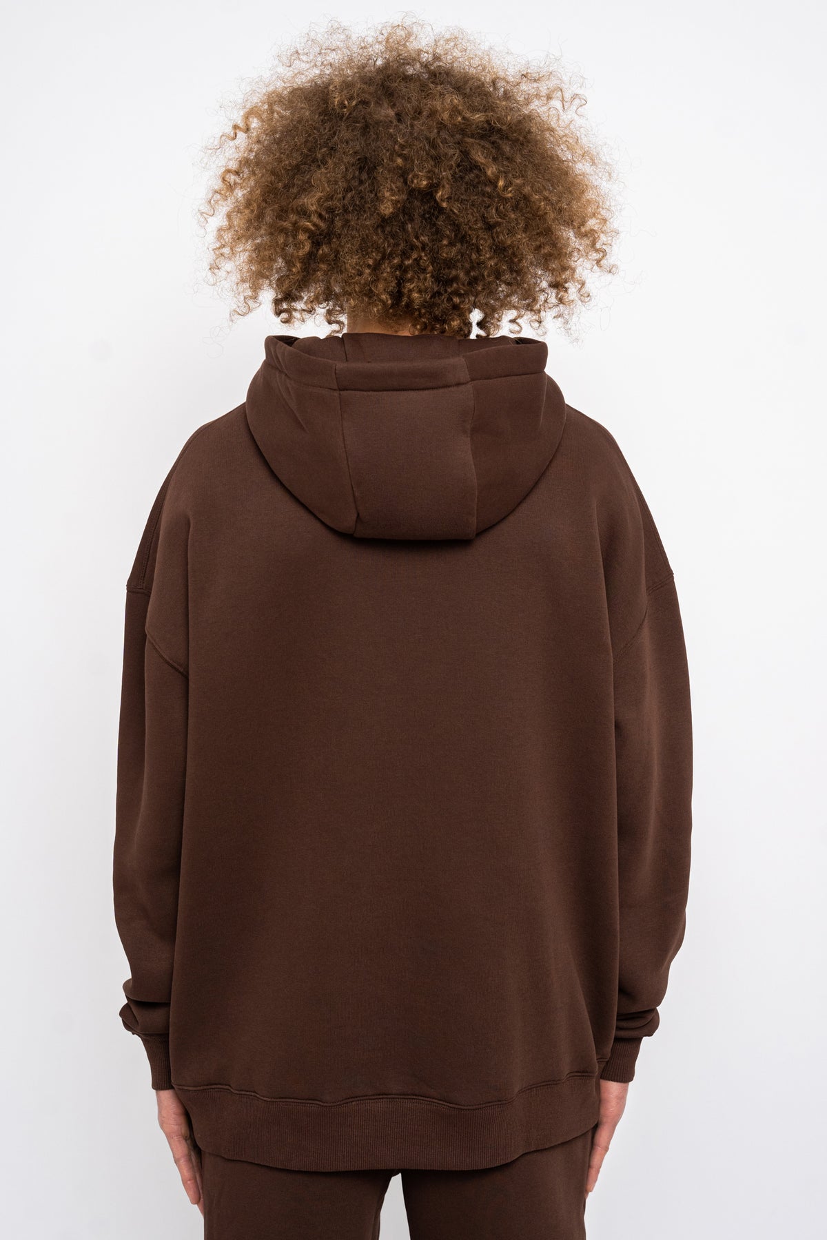 Chamakam Organic Oversized Heavy Hoodie Brown