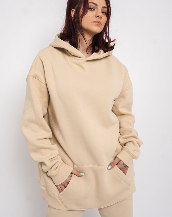 Chamakam Organic Oversized Premium Hoodie Cream