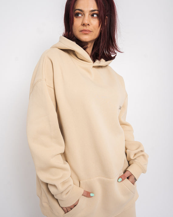 Chamakam Organic Oversized Premium Hoodie Cream