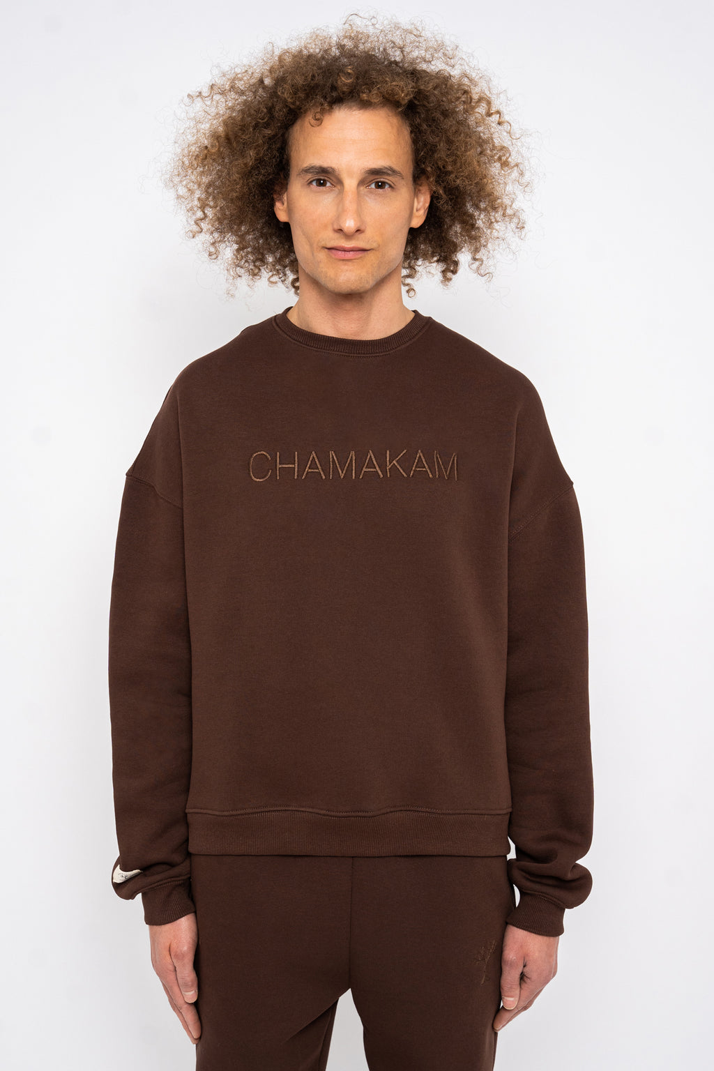 Chamakam Organic Heavy Sweatshirt Braun