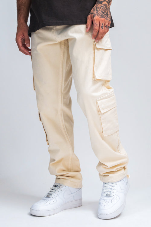 Dropsize Double Cargo Pant Beige