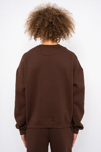 Chamakam Organic Heavy Sweatshirt Braun