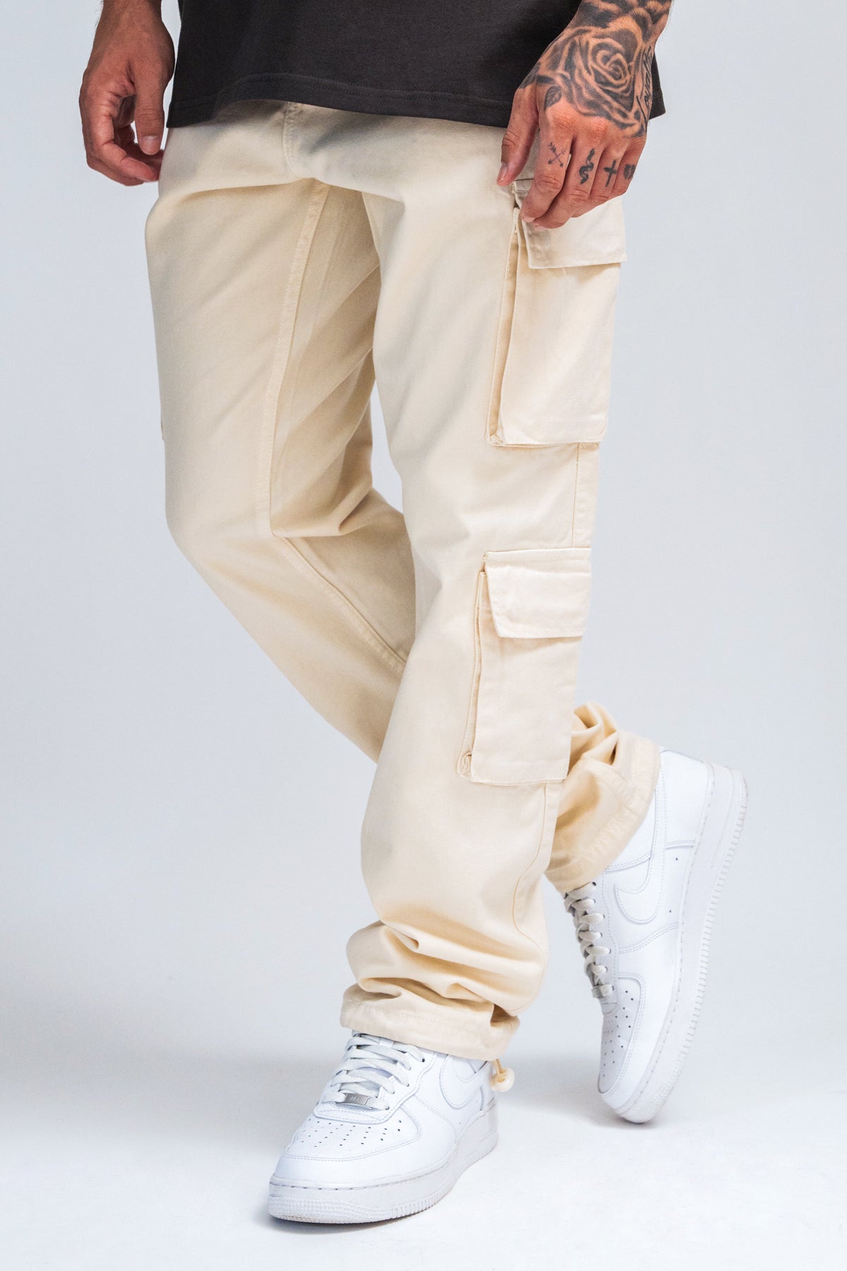 Dropsize Double Cargo Pant Beige