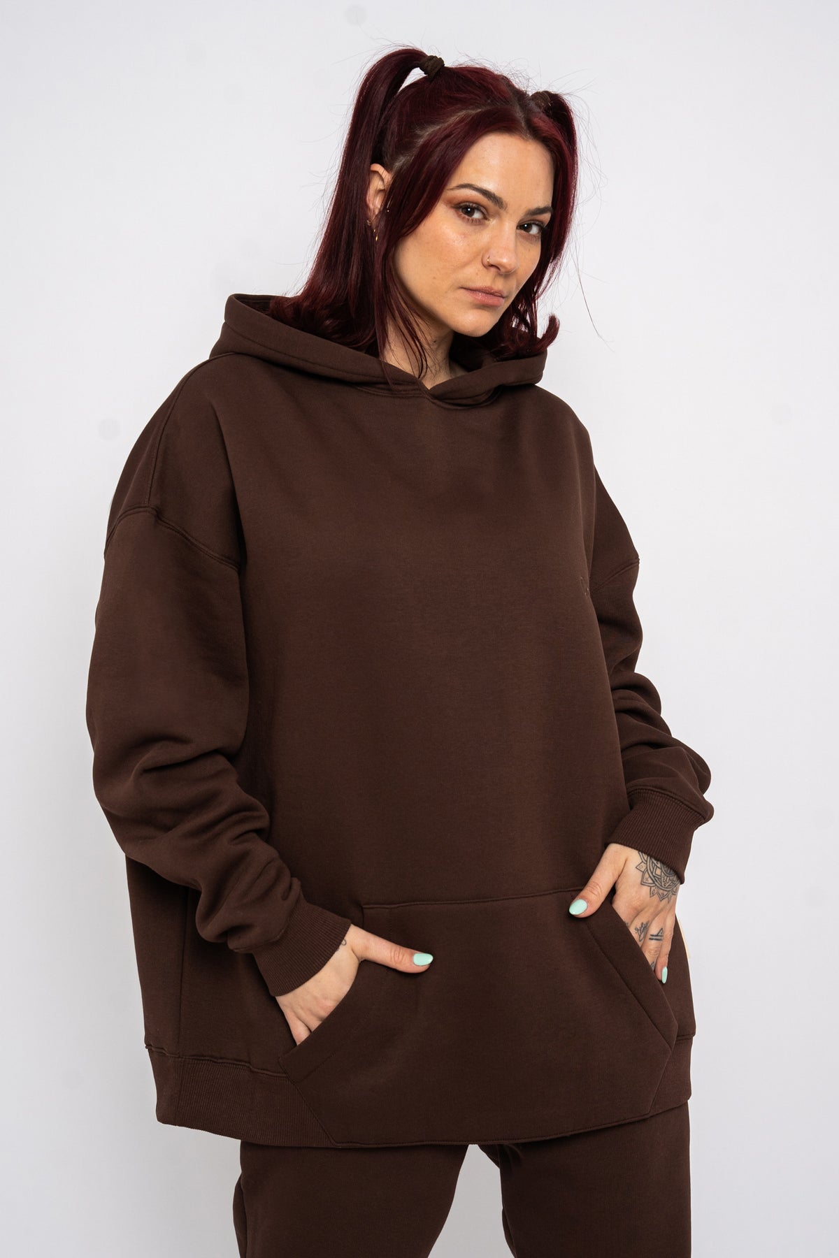 Chamakam Organic Oversized Premium Hoodie Brown