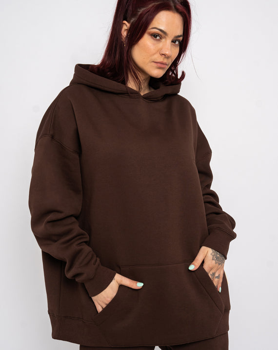 Chamakam Organic Oversized Premium Hoodie Brown