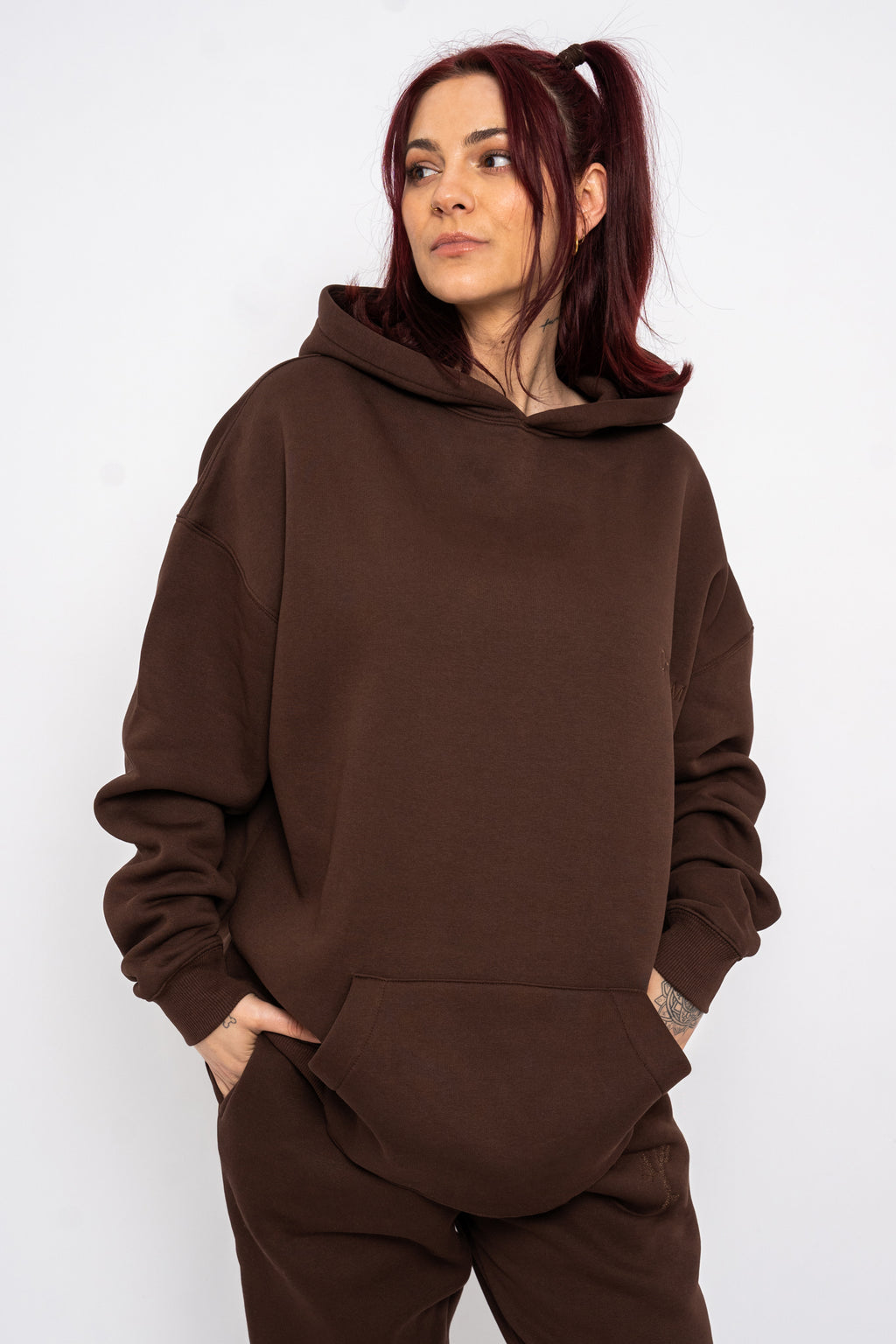 Chamakam Organic Oversized Premium Hoodie Brown