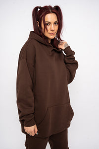 Chamakam Organic Oversized Premium Hoodie Brown