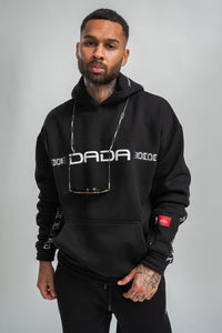 Dada Supreme Taping Hoodie Black