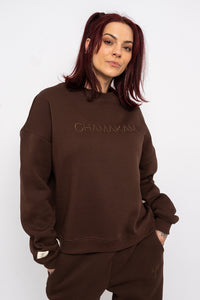 Chamakam Organic Heavy Sweatshirt Braun