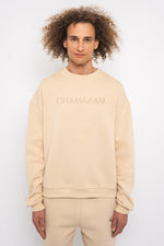 Chamakam Organic Heavy Sweatshirt Cream