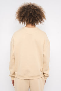 Chamakam Organic Heavy Sweatshirt Cream